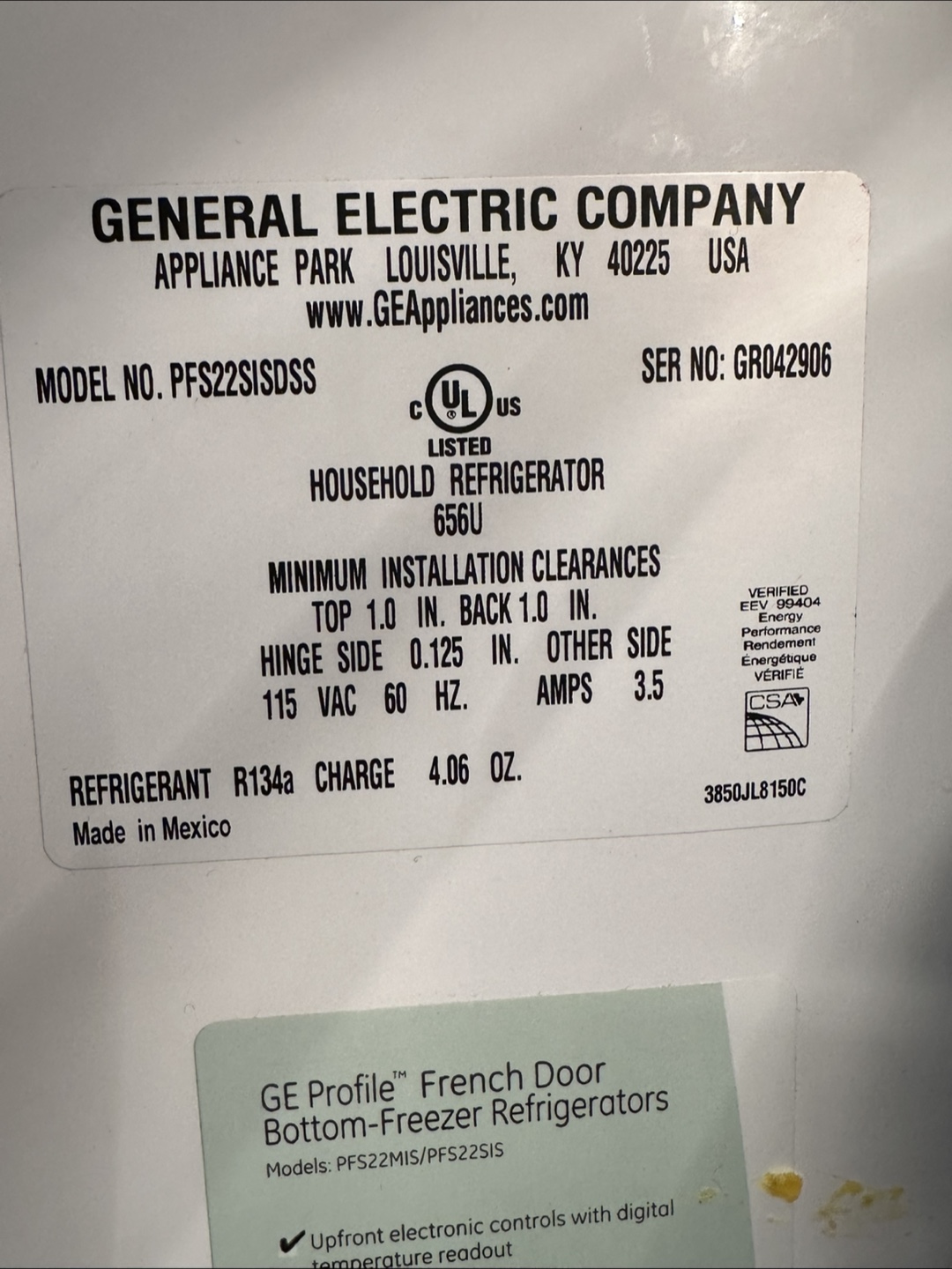 GE Profile French Door Bottom-Freezer Refrigerator - photo 3