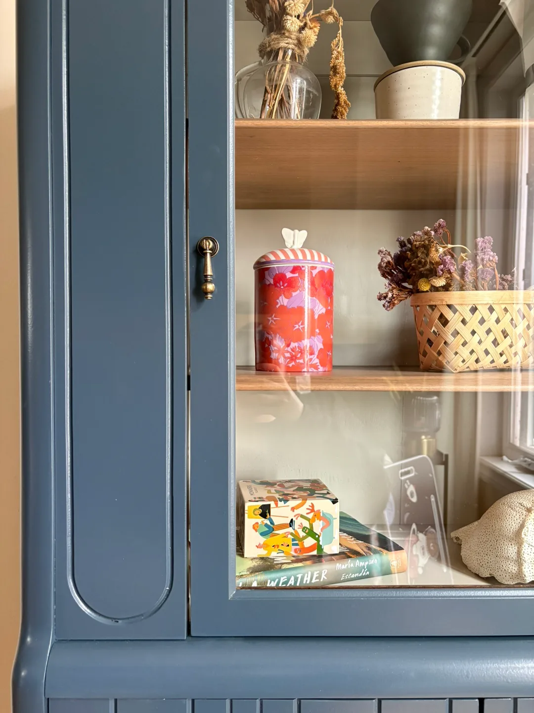 Vintage Blue Display Cabinet image indicator(4)