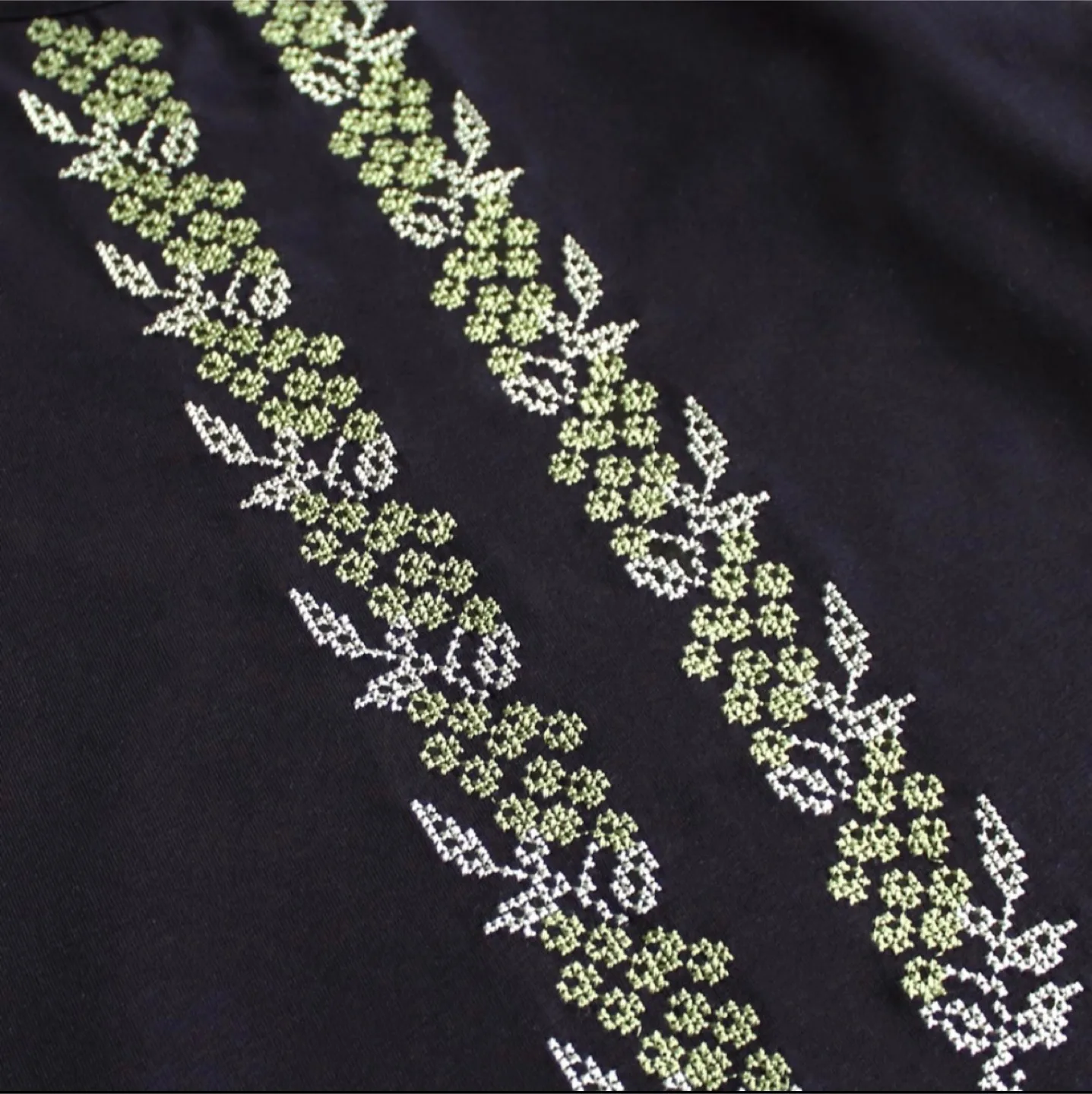 Ukrainian Embroidered Black T-Shirt image indicator(5)