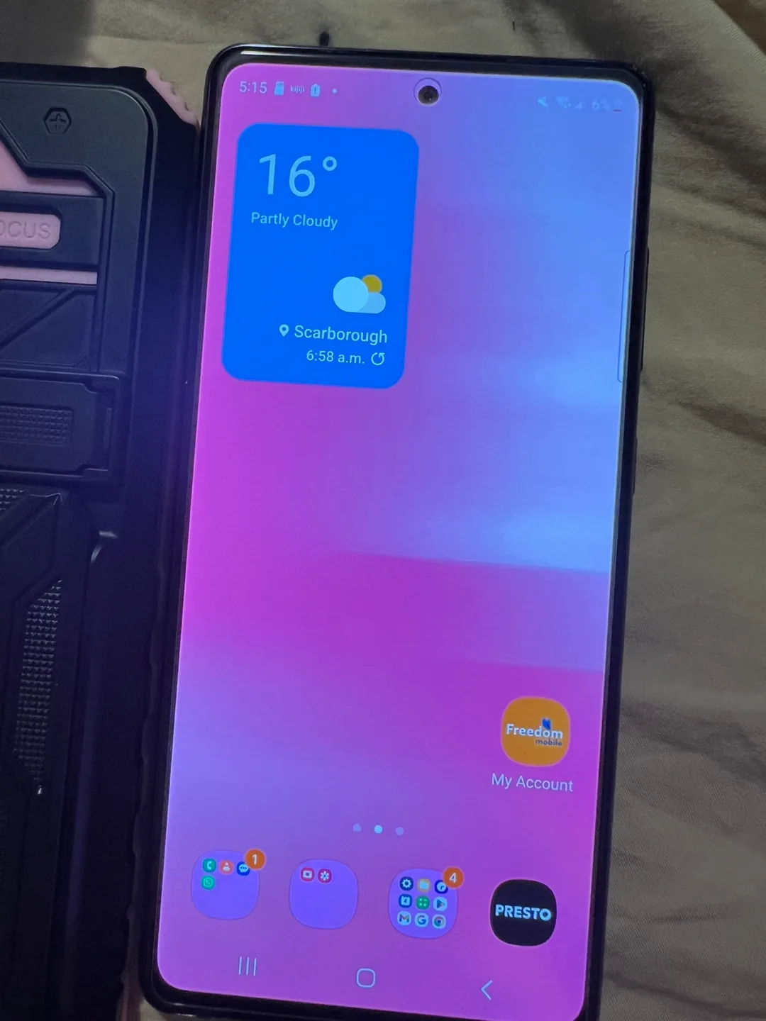 Samsung s20fe with case thumbnail