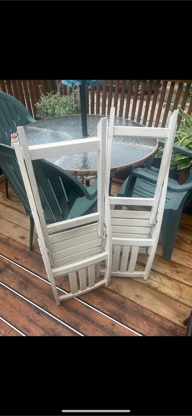 Remillard Wood Outdoor Folding Dining Side Chair (Set of 2) - photo 3