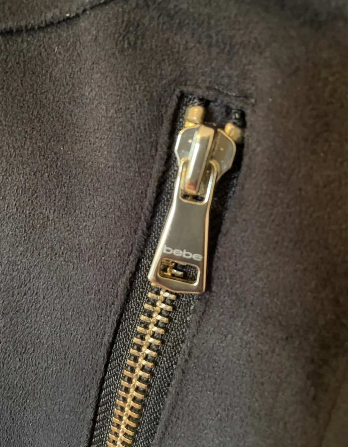 Bebe Black Faux Suede Jacket image indicator(2)