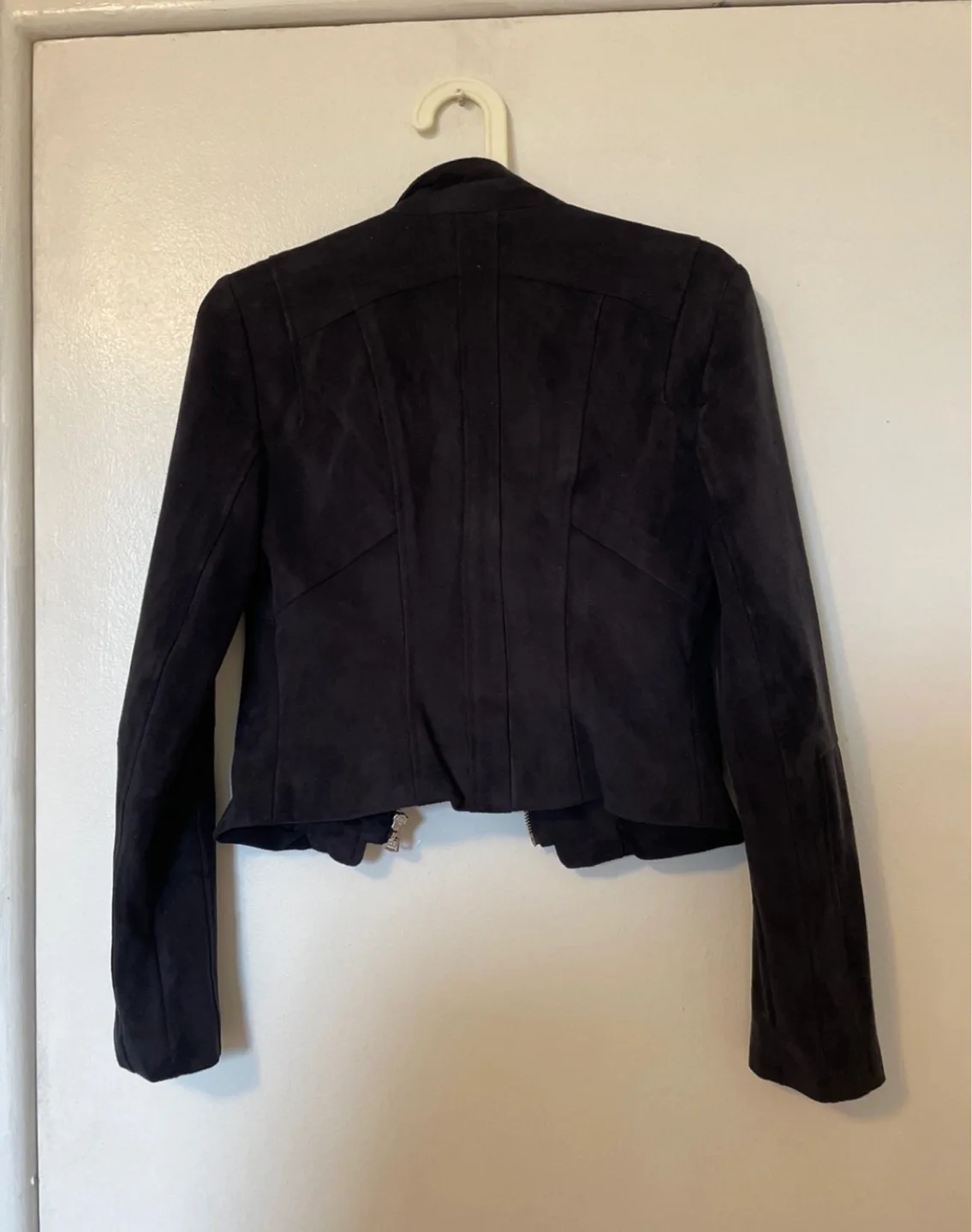 Bebe Black Faux Suede Jacket image indicator(4)