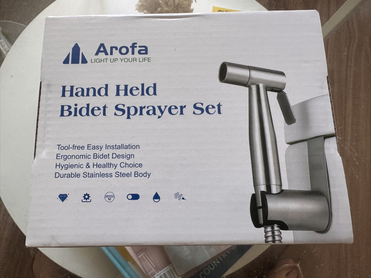 Arofa Hand Held Bidet Sprayer Set - photo 2