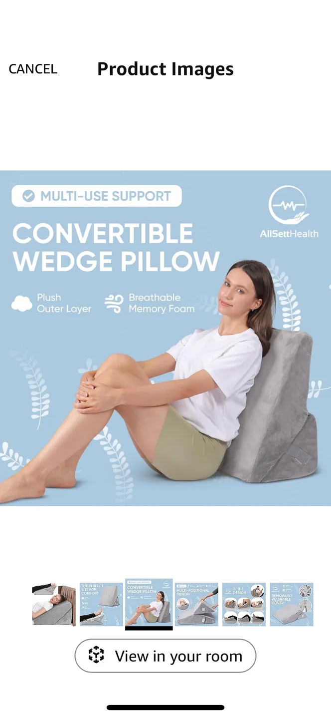 Bed wedge pillow image indicator(2)