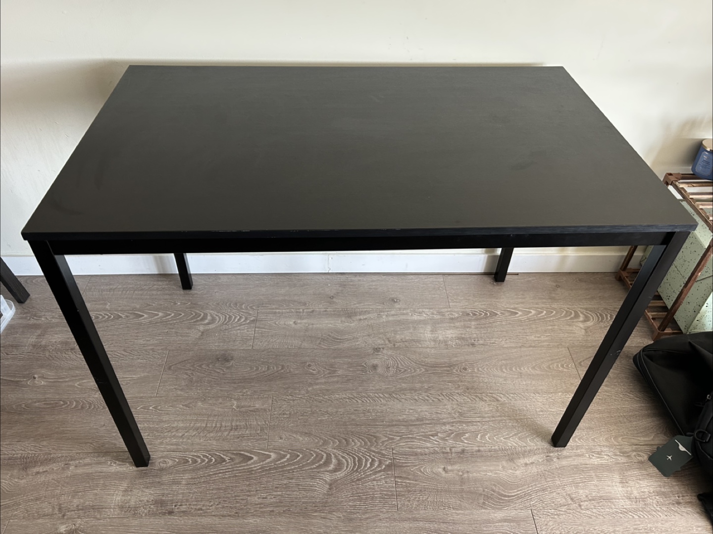 IKEA Tarendo Black Wooden Desk - photo 2