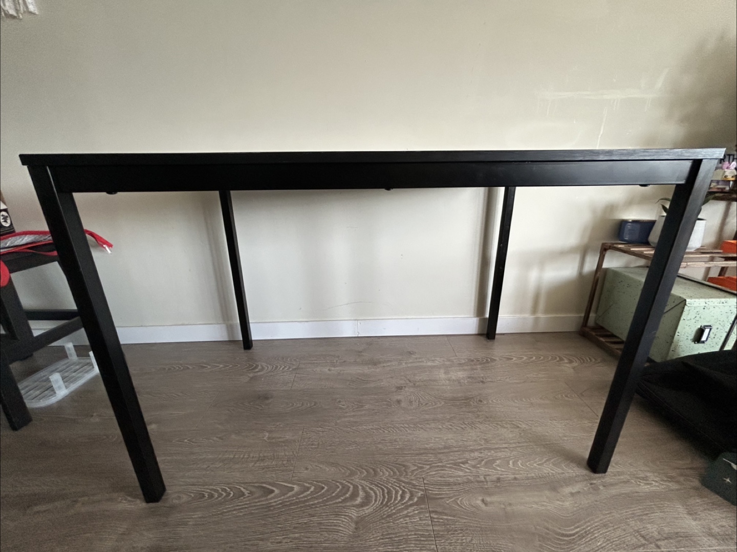 IKEA Tarendo Black Wooden Desk - photo 3