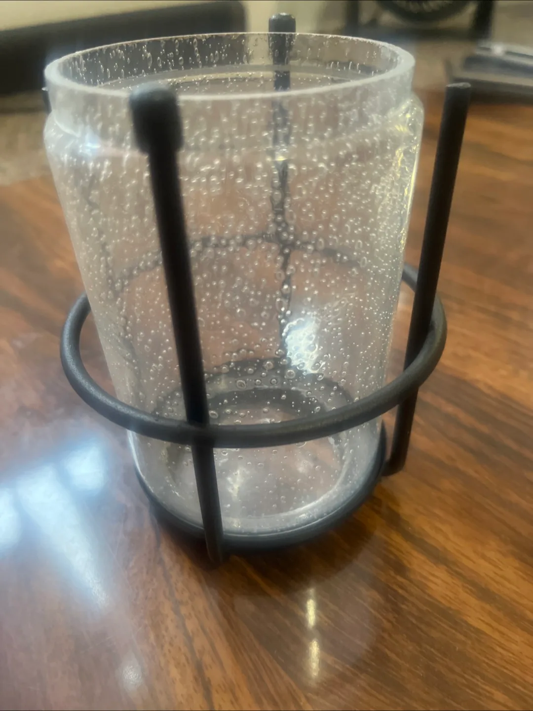 Candle Holder with Metal Frame thumbnail