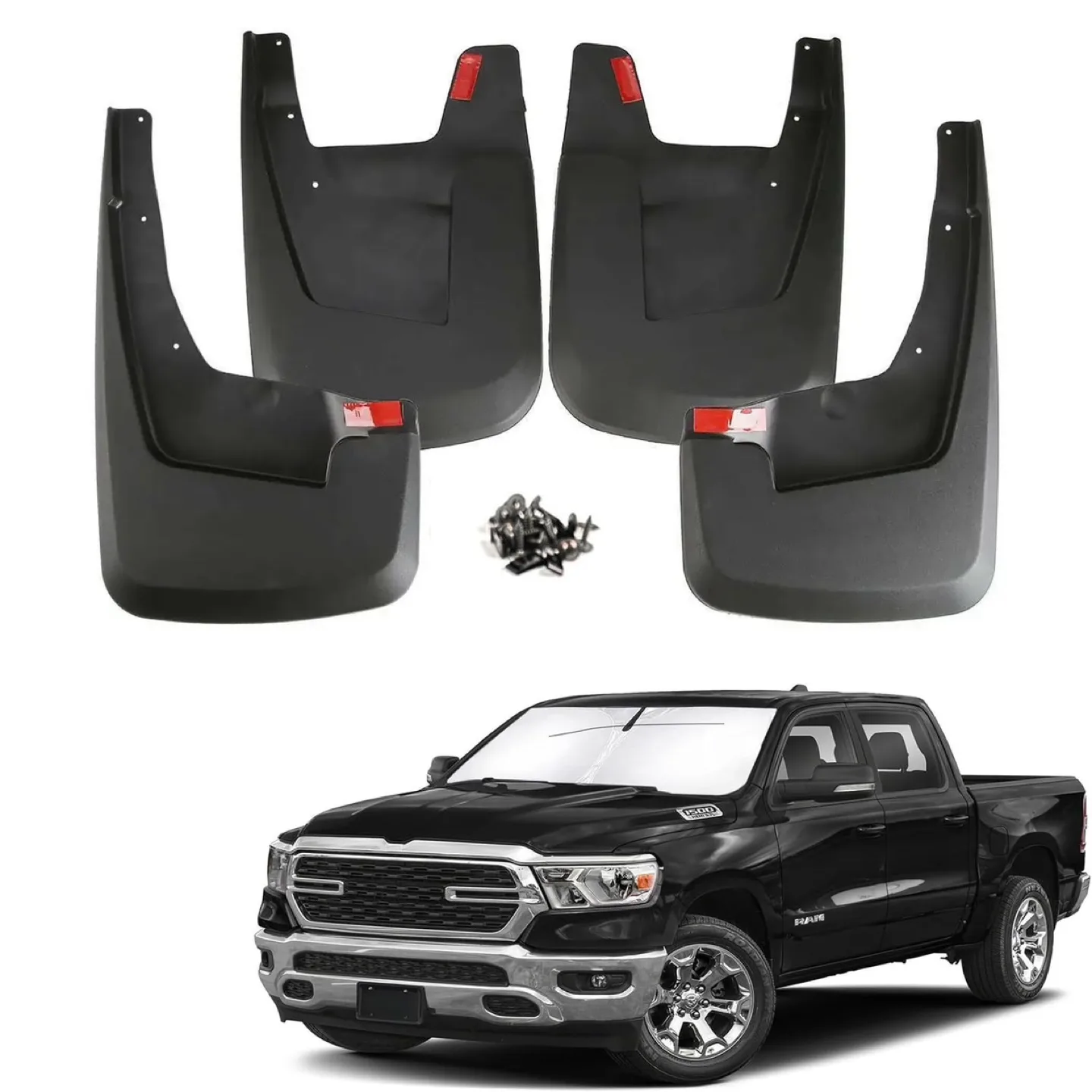 New Mud Flaps 2019 2020 2021 2022 2023 2024 RAM 1500 New Body thumbnail