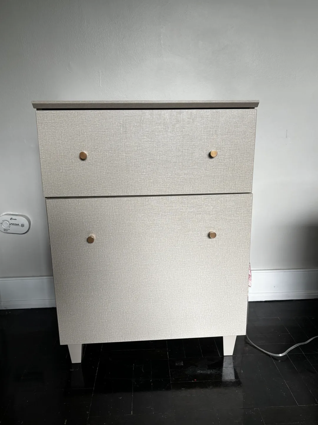 Two-drawer chest with cabinet thumbnail