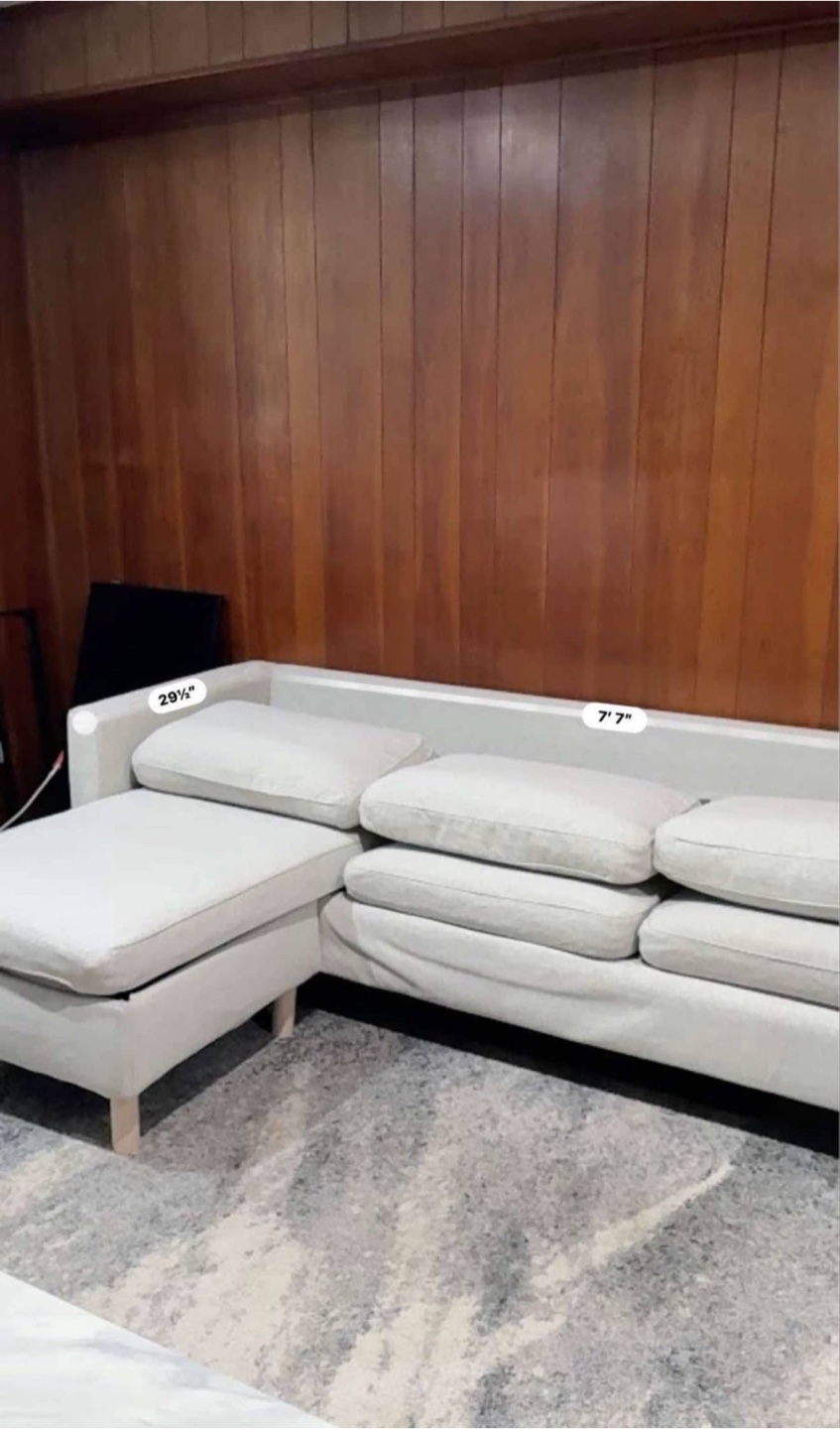 Light Gray Sectional Sofa