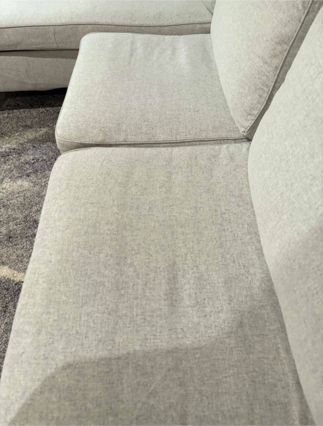 Light Gray Sectional Sofa - photo 2