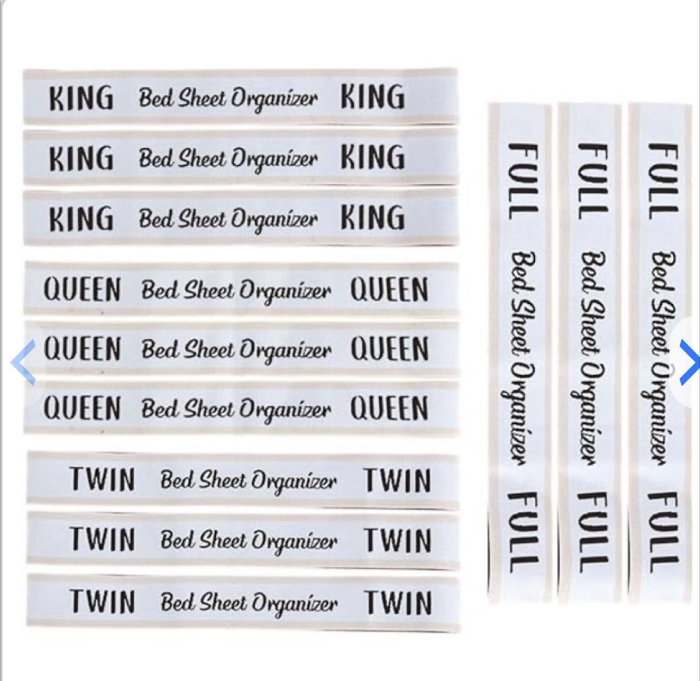 Bed Sheet Organizers