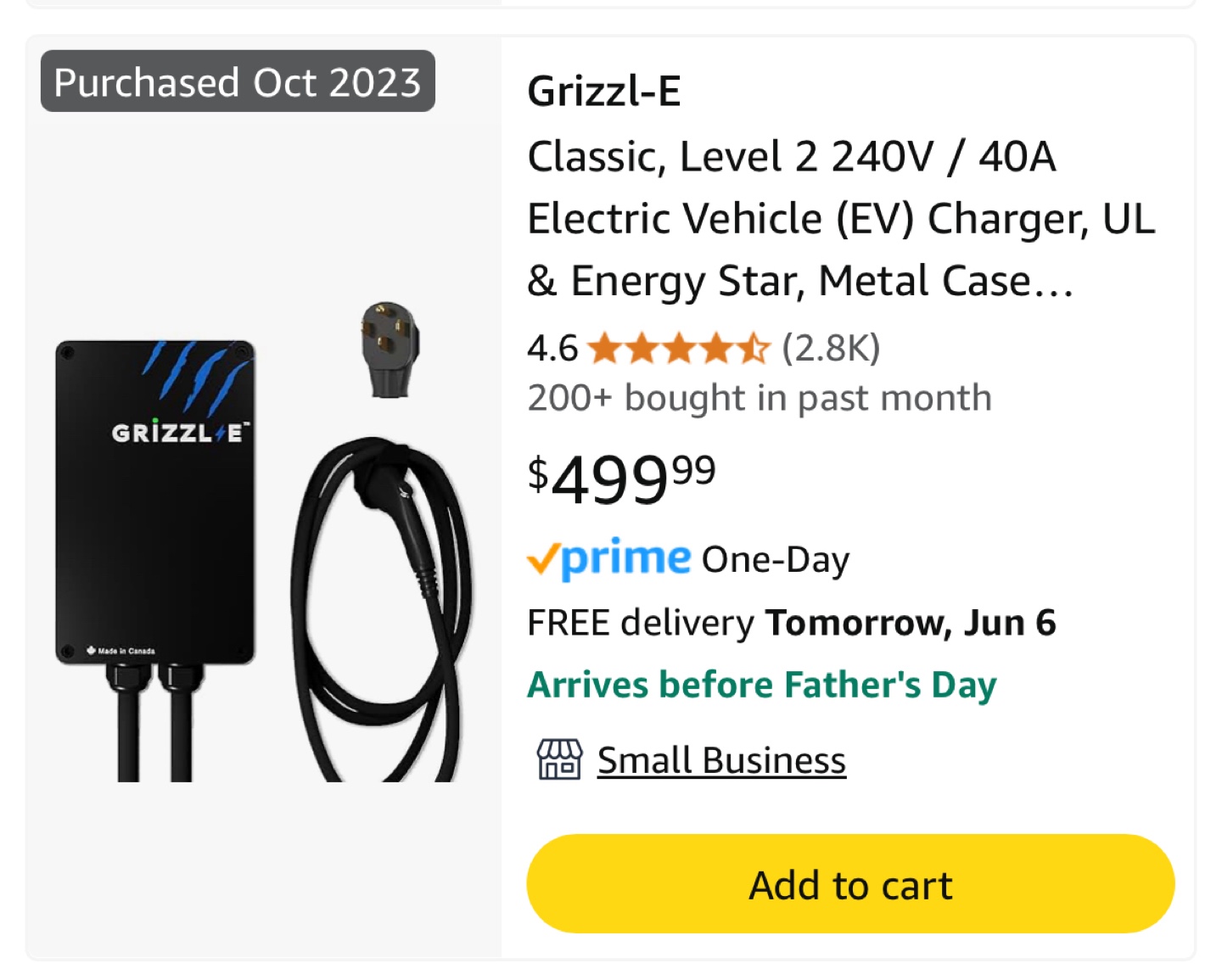 Grizzl-E Electric Vehicle Charger - photo 5