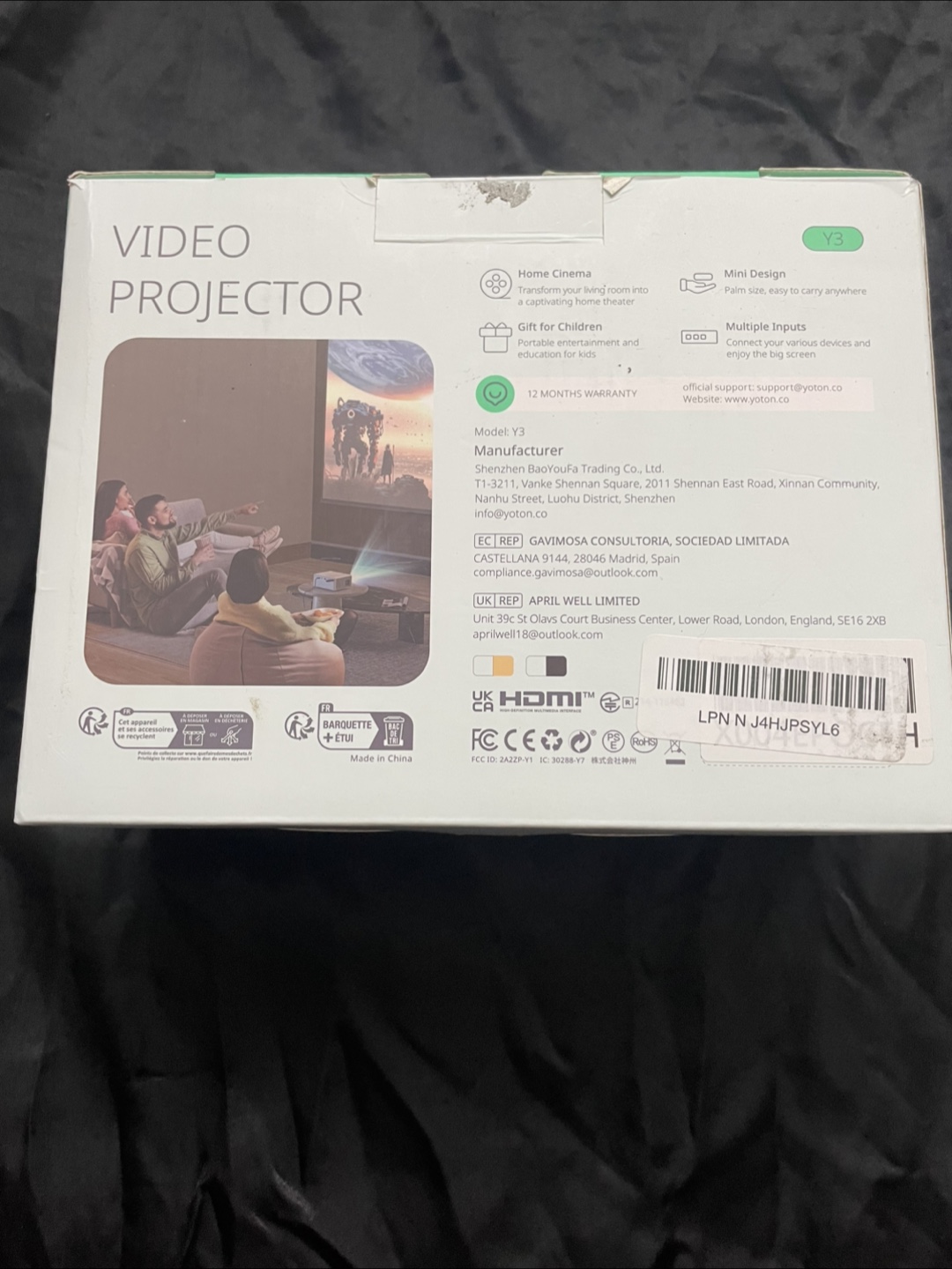 Yoton Video Projector