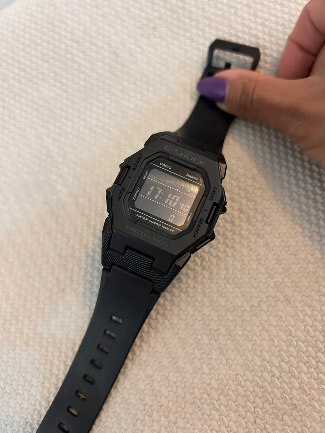 Black Digital Watch G-SHOCK w/ Bluetooth & Step Counter GDB500-1 thumbnail