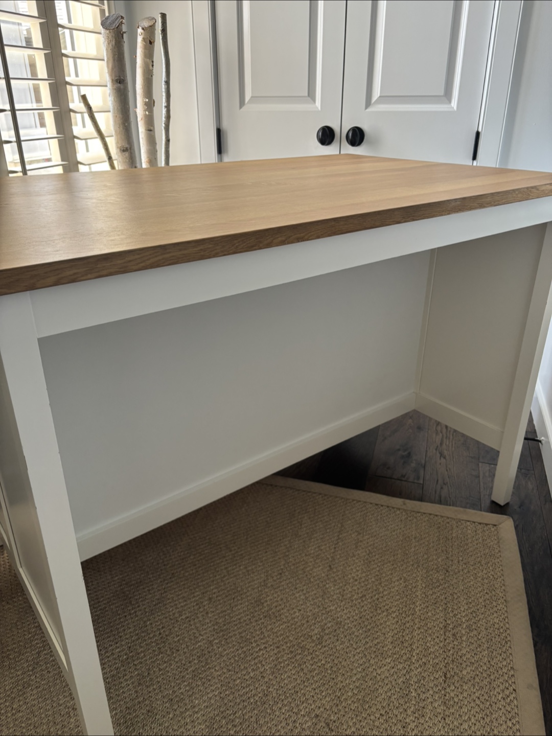 Wood and White Kitchen Island - photo 3