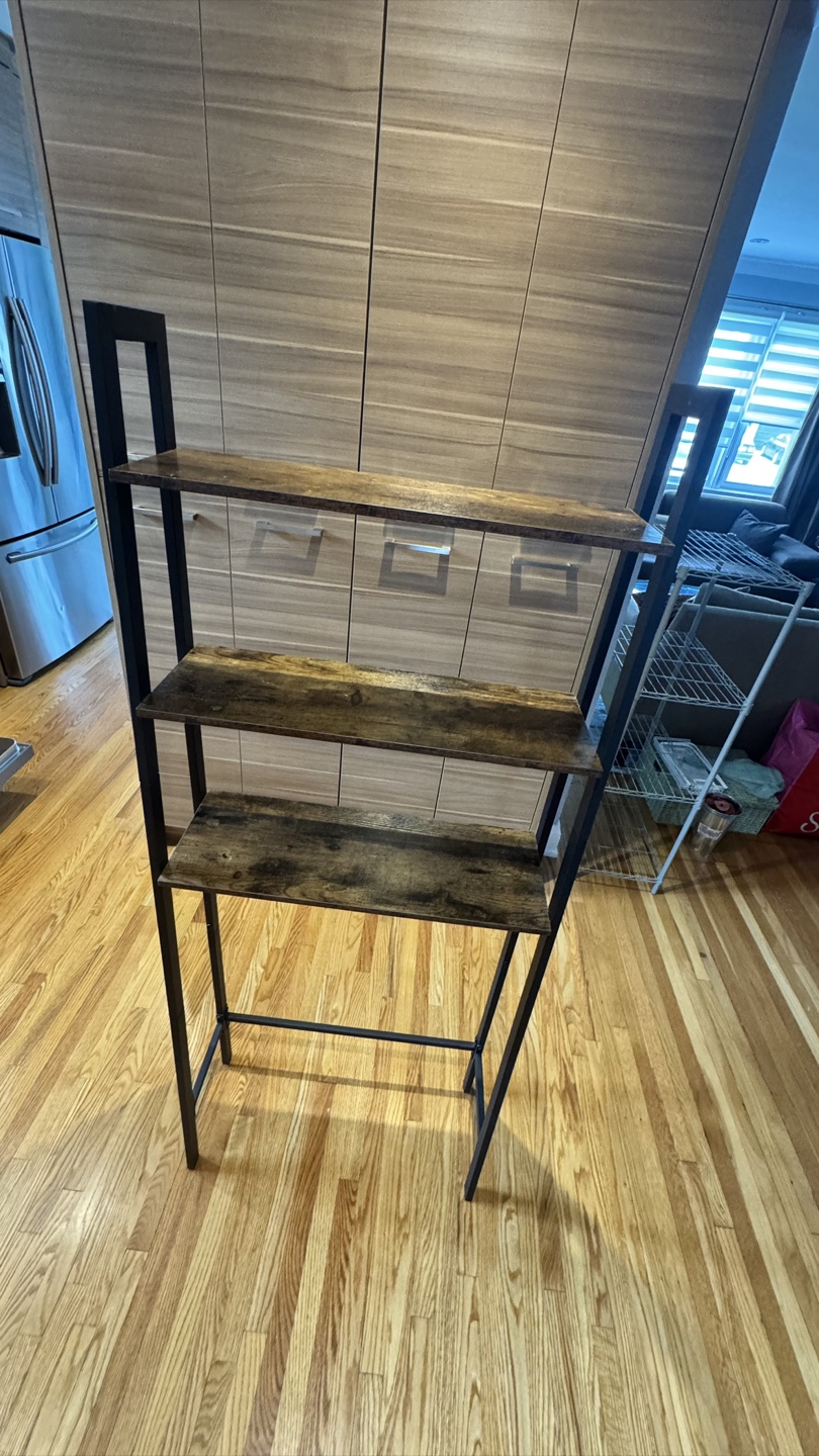 Wood and Metal shelf