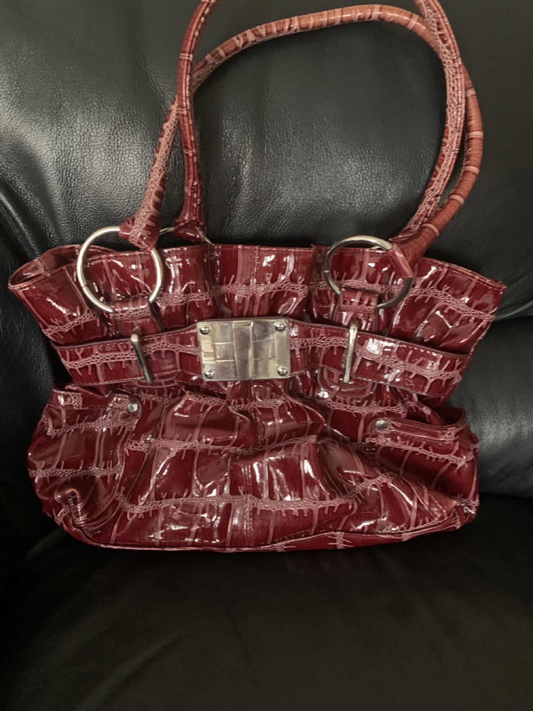 Burgundy Handbag