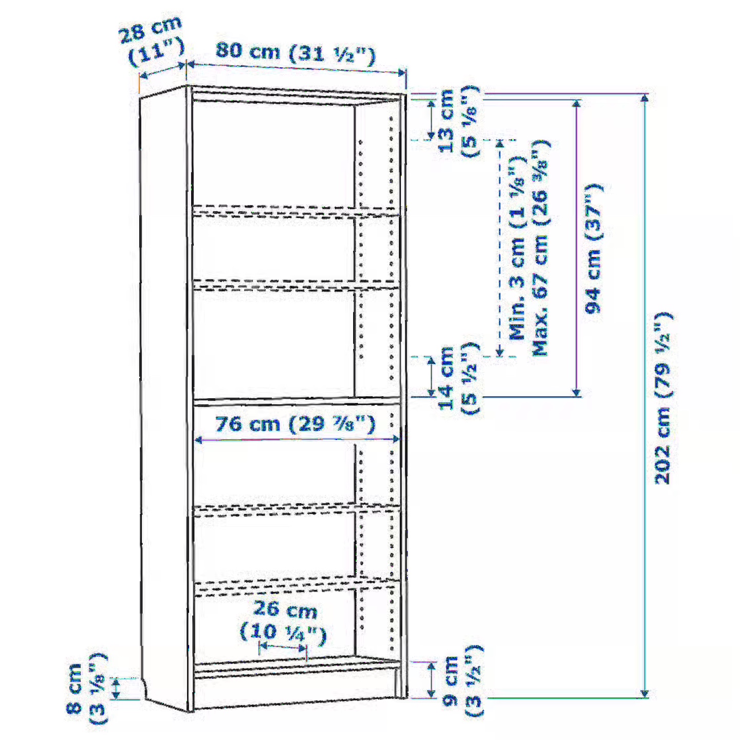 Dark brown Bookshelf - Ikea - photo 4