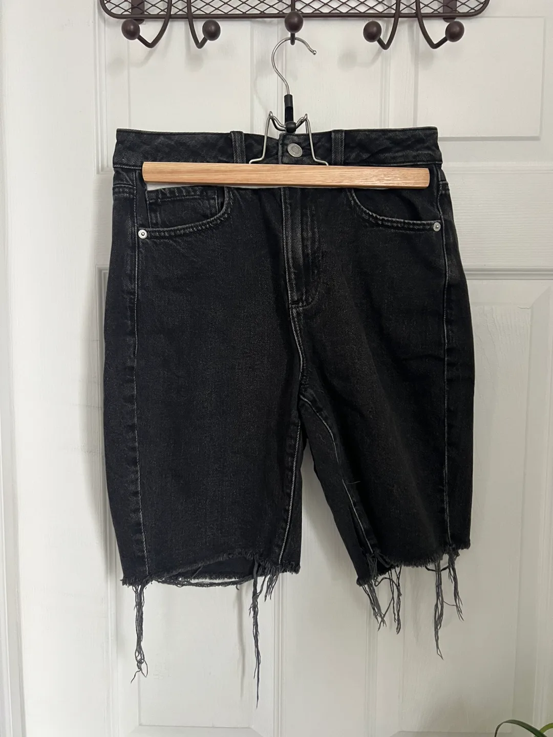 High-Waisted Denim Shorts thumbnail
