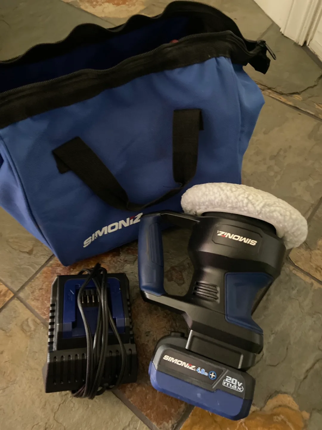 Simoniz Car polishing with battery 4AH & Accessories image indicator(5)