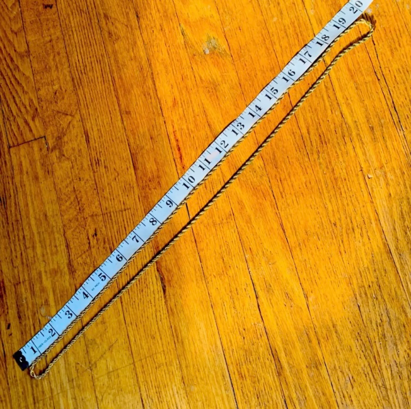 WEIGHTY 1970’s Goldfill Rope Chain. Very heavy with gold fill 💫! image indicator(6)