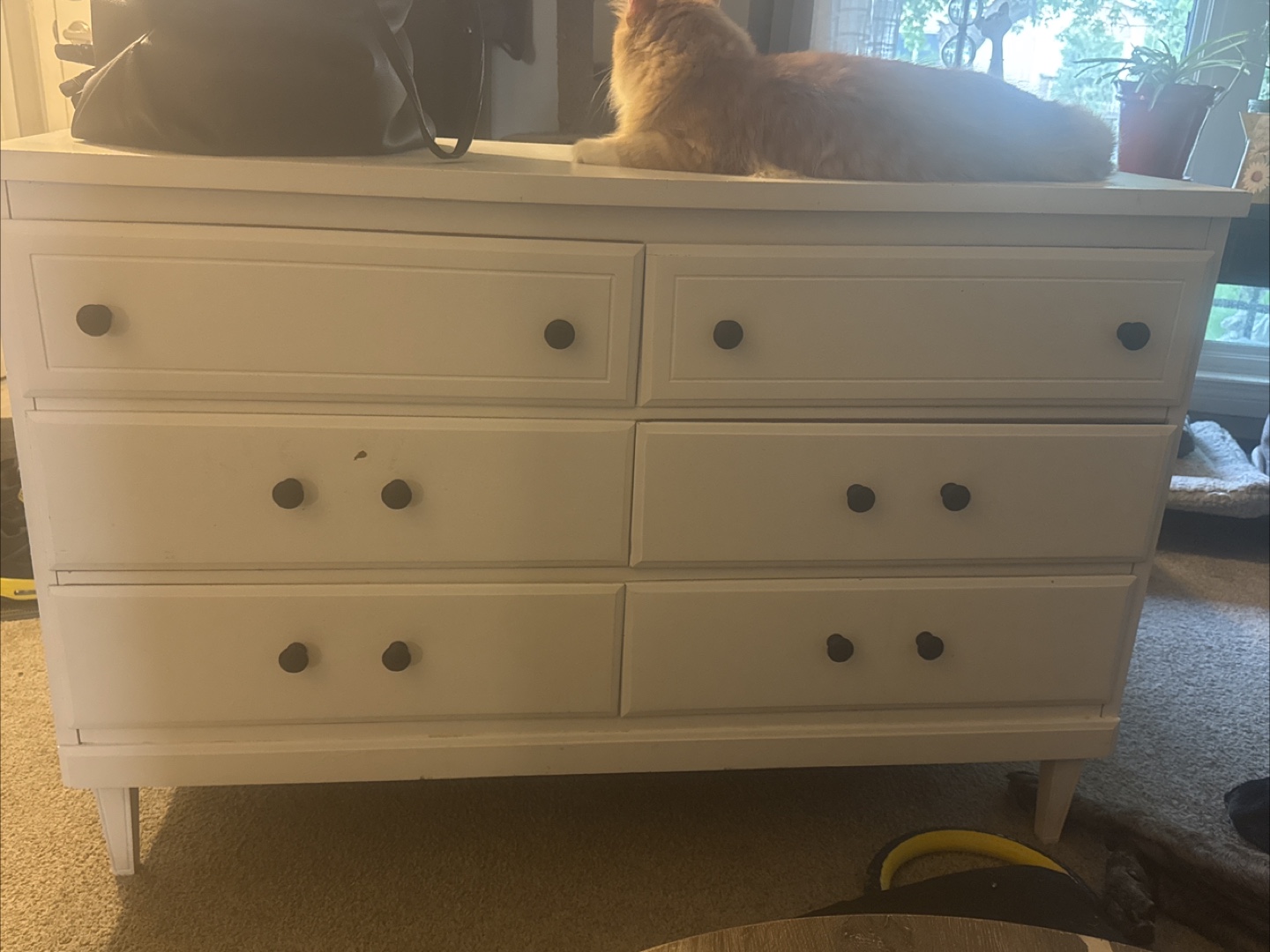 White 6-Drawer Dresser