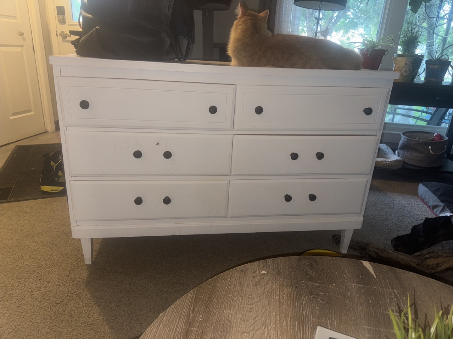 White 6-Drawer Dresser - photo 2