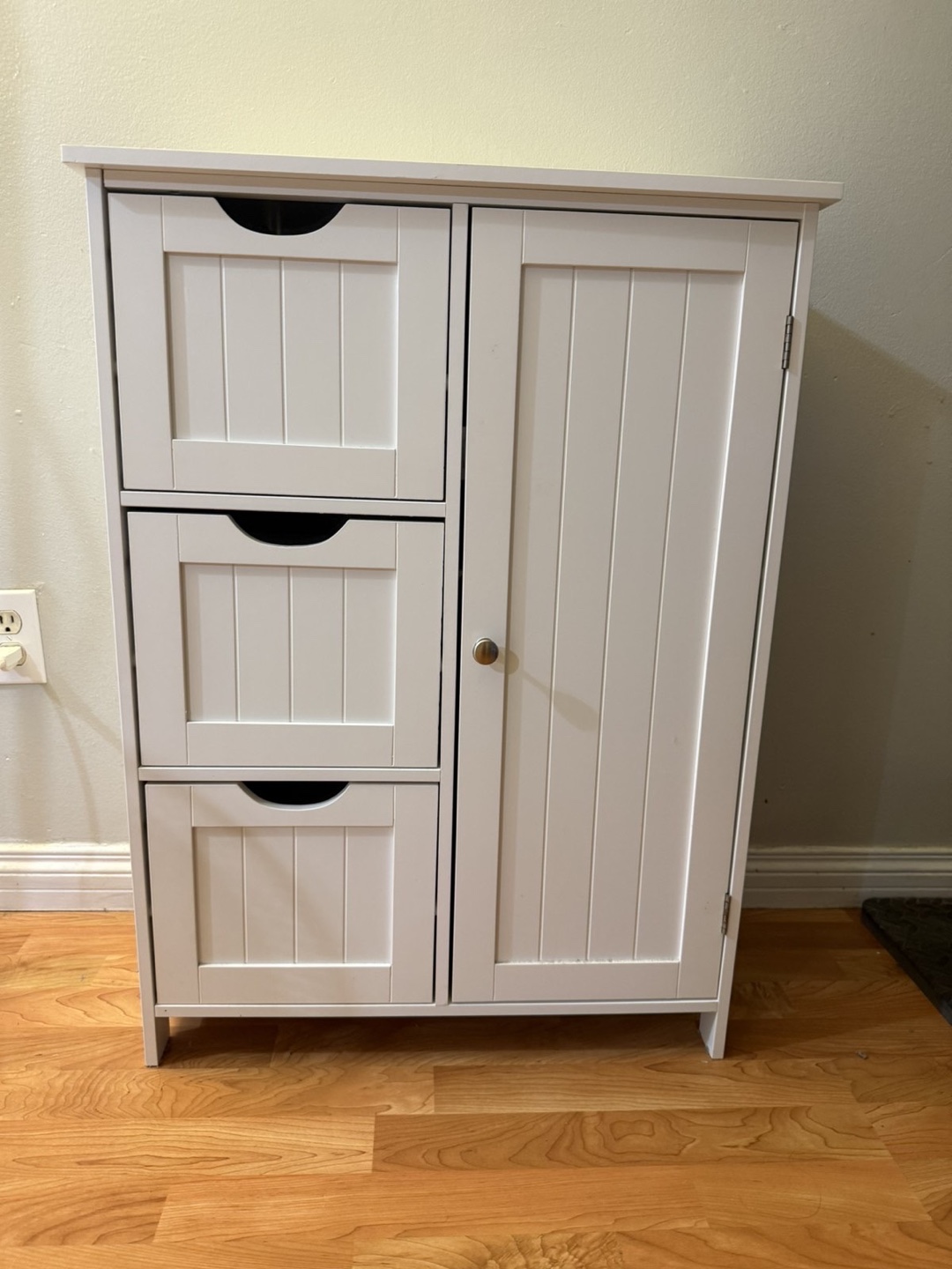 White Storage Cabinet - photo 2