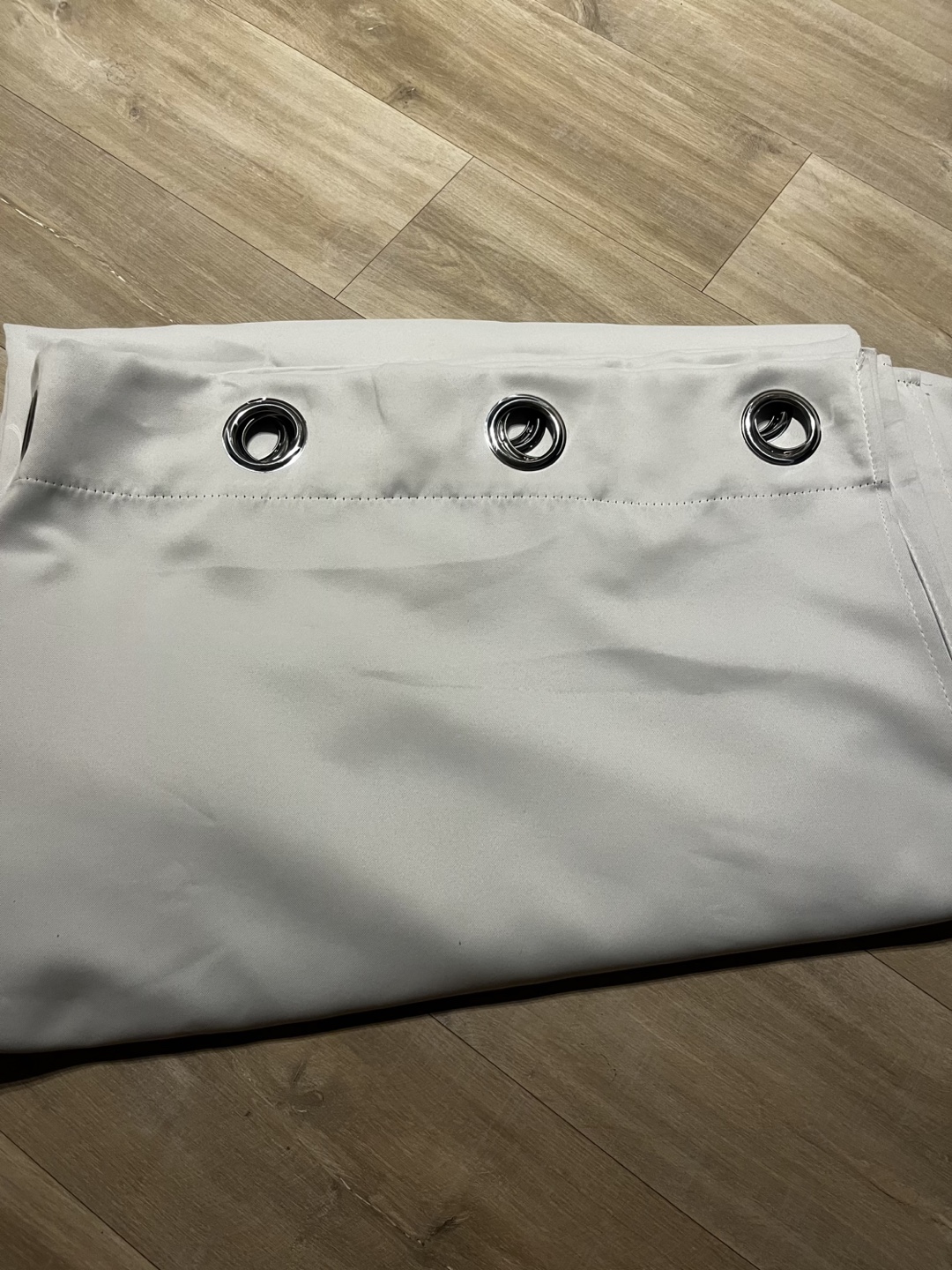 White Grommet Curtains(long) - photo 3