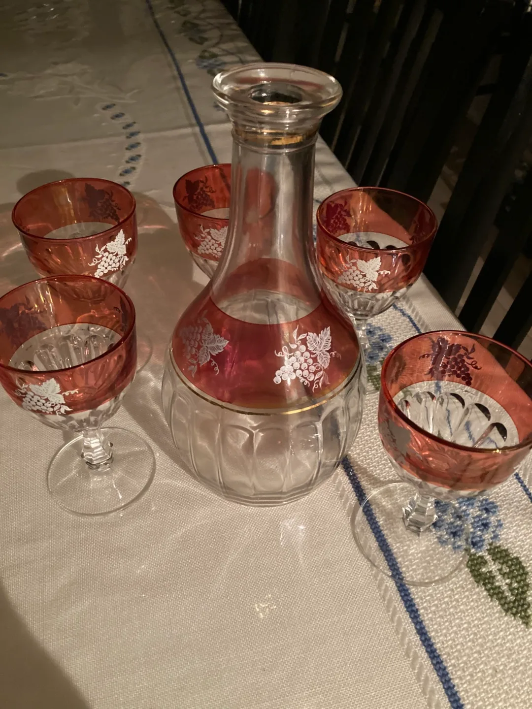 Vintage Wine Decanter Set image indicator(2)