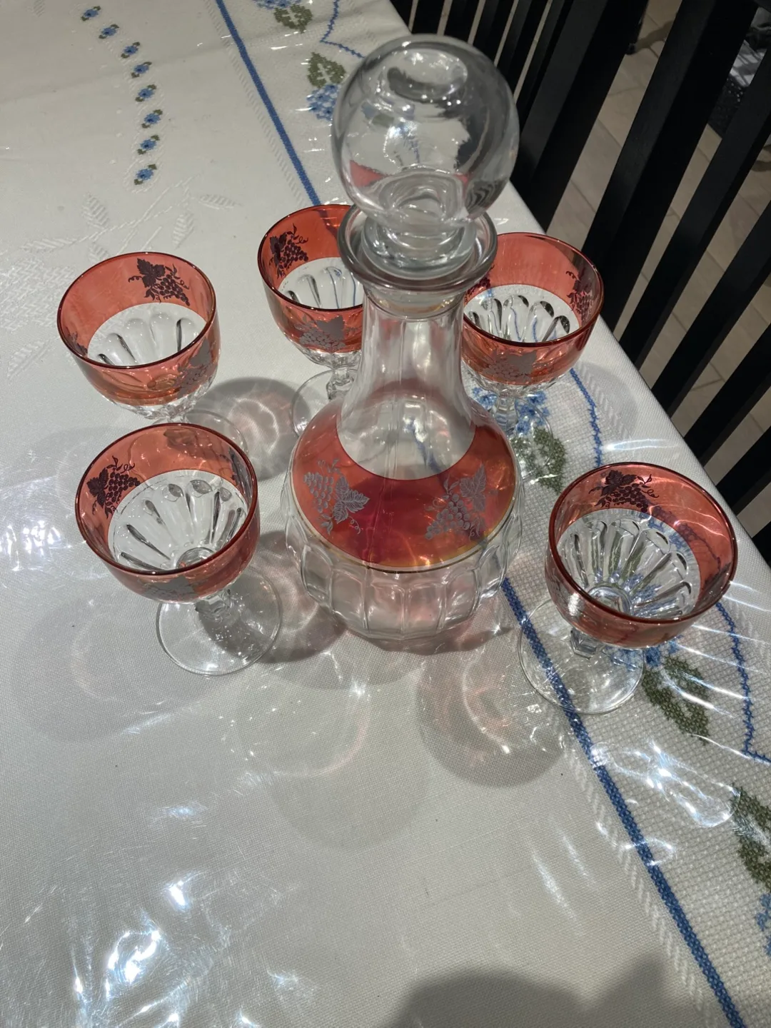 Vintage Wine Decanter Set thumbnail