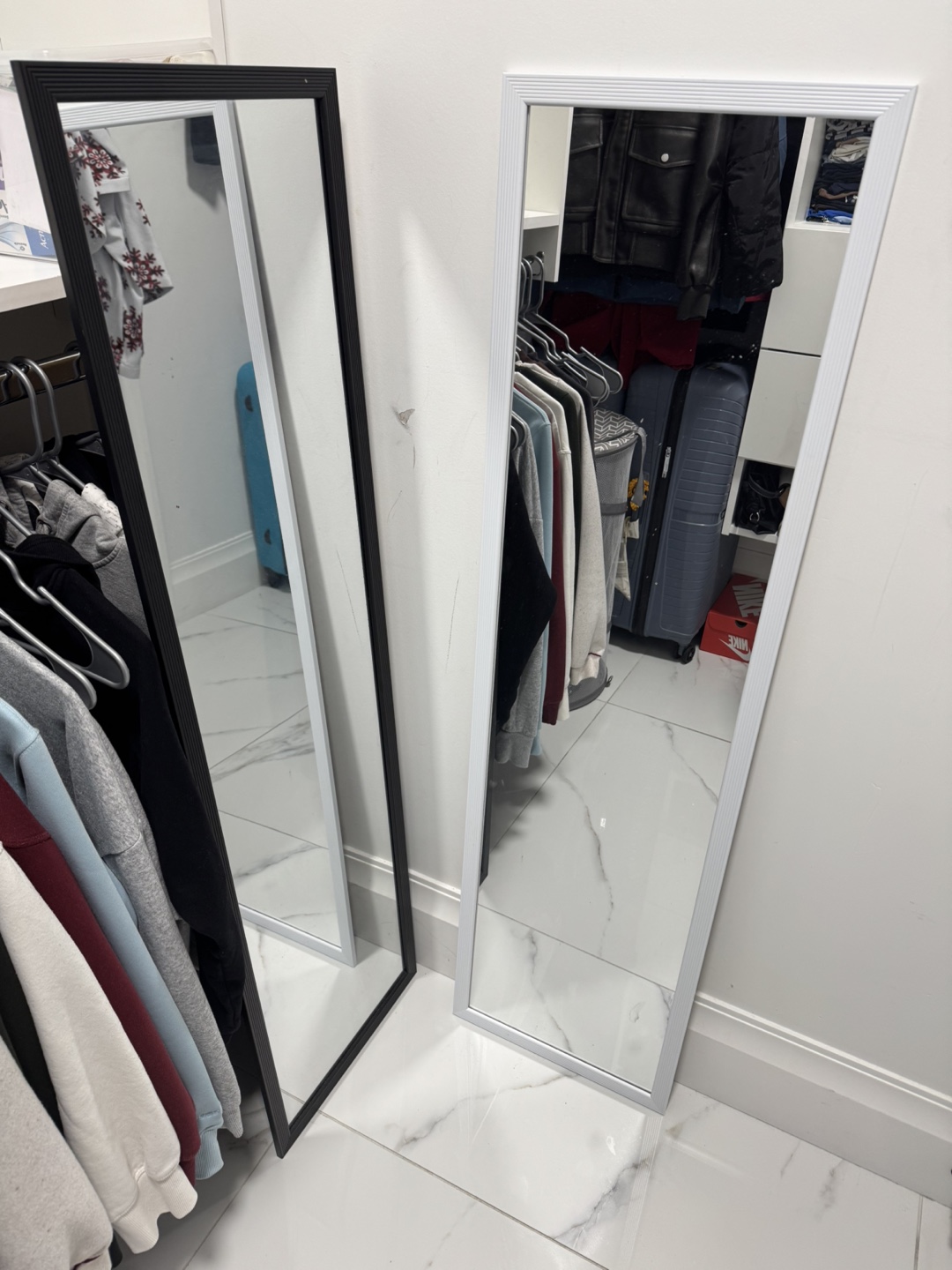Mirrors - White (black one is sold)
