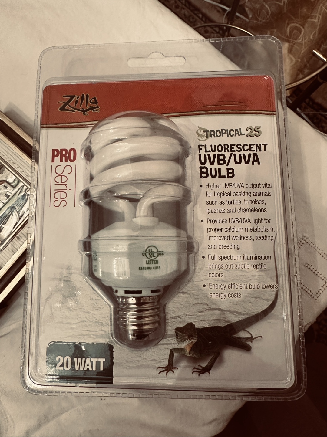 Reptile Heating Lamp and Bulb Set - photo 2