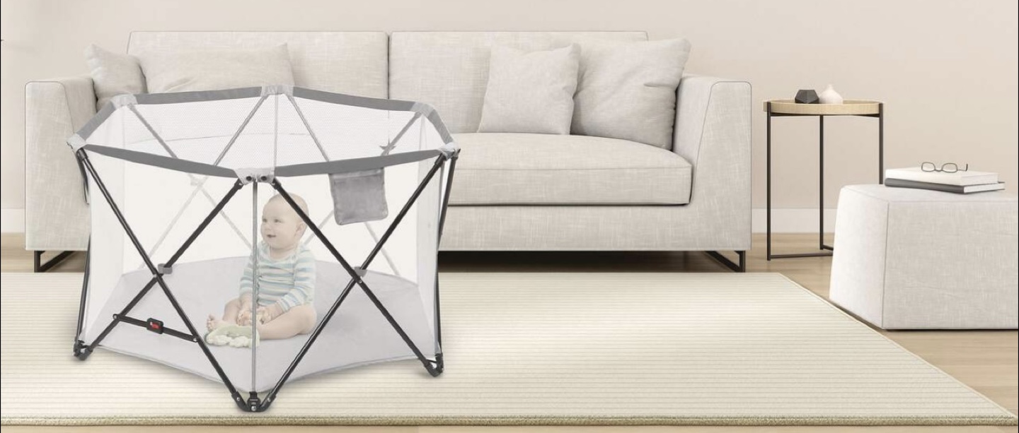 Harmony Kids Pop-Up Playard with Half Canopy - photo 4