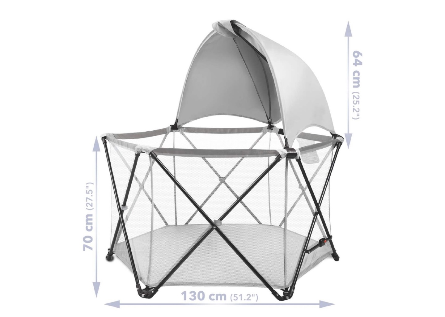 Harmony Kids Pop-Up Playard with Half Canopy - photo 2
