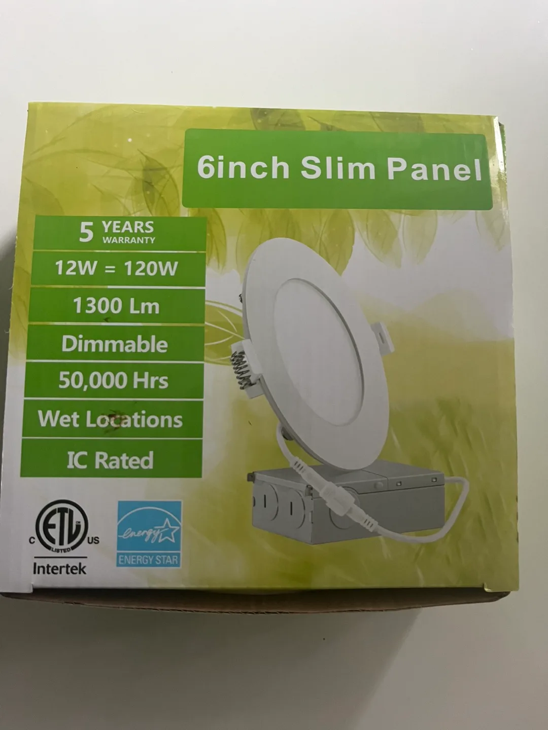 6 Inch Slim Panel LED Light thumbnail