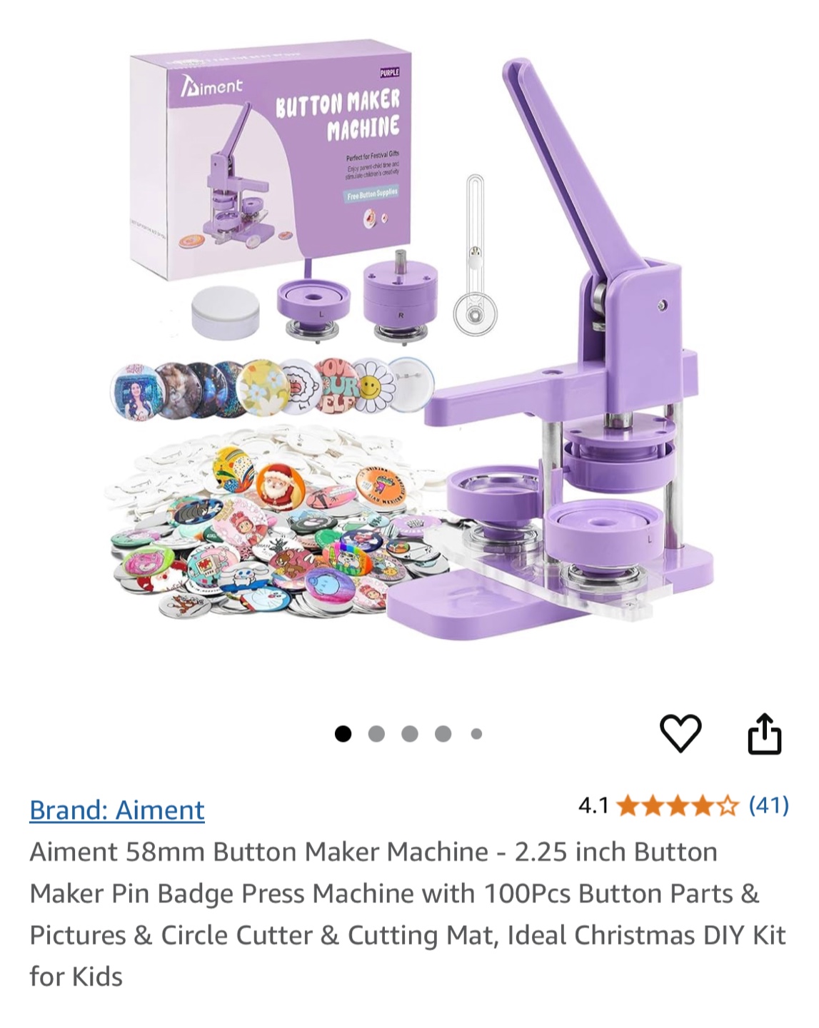 Button Maker and Supplies - photo 2