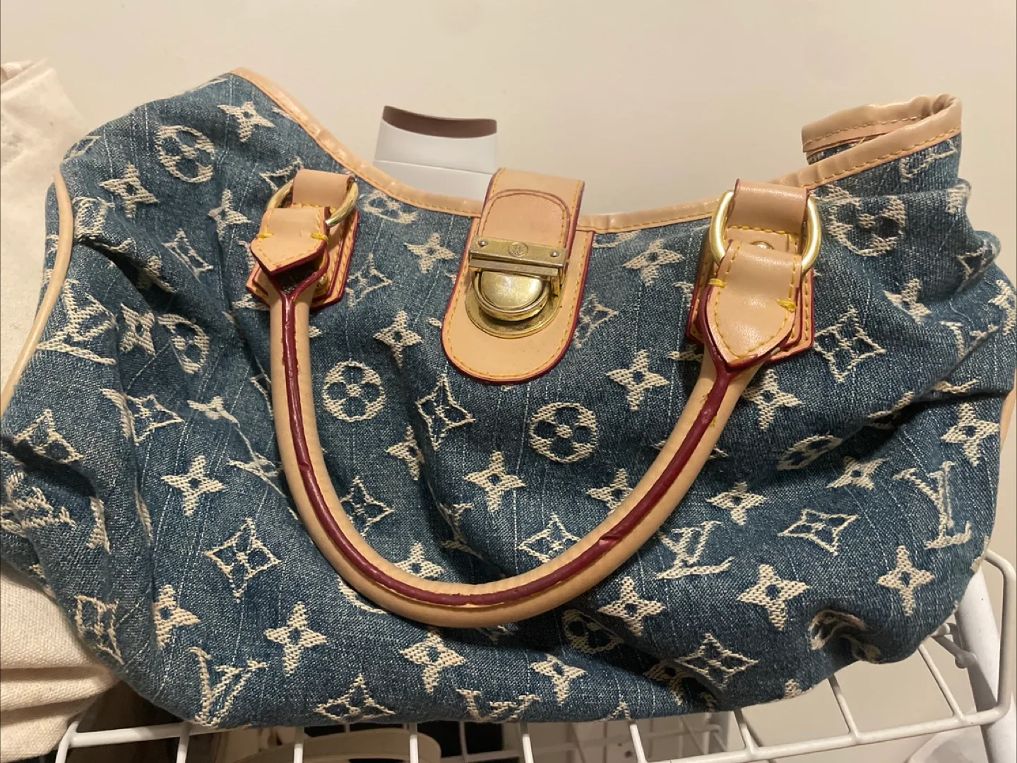 Louis Vuitton Denim Handbag thumbnail