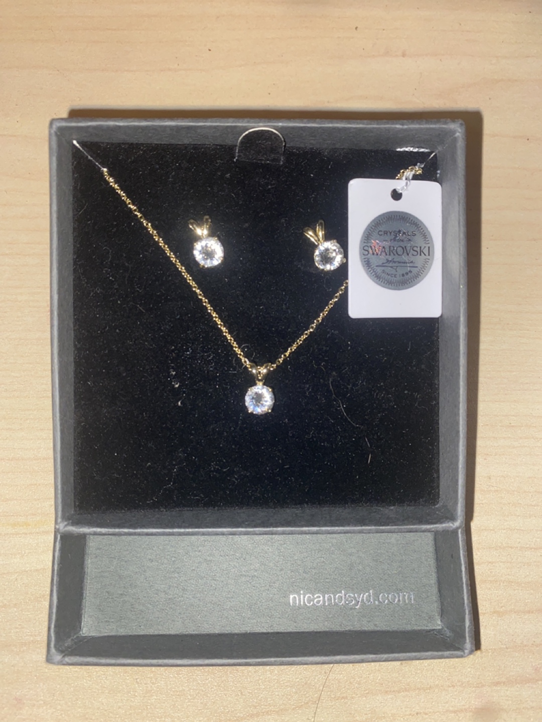 Nic & Syd Swarovski Crystal Necklace and Earring Set