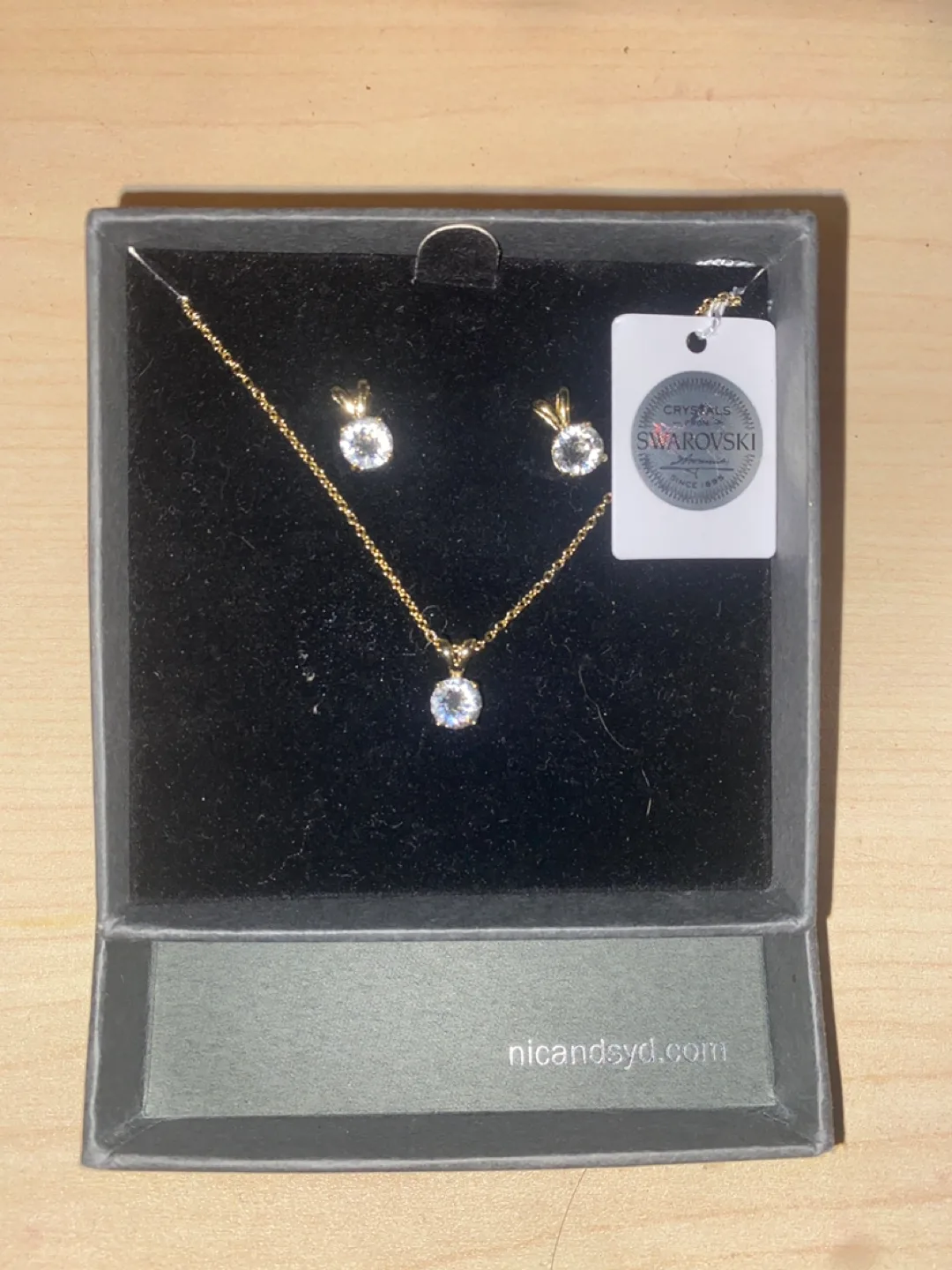Nic & Syd Swarovski Crystal Necklace and Earring Set thumbnail