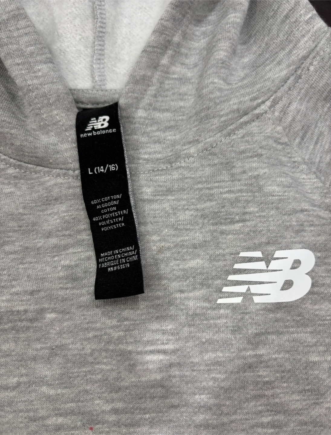 New Balance Grey Hoodie - photo 2