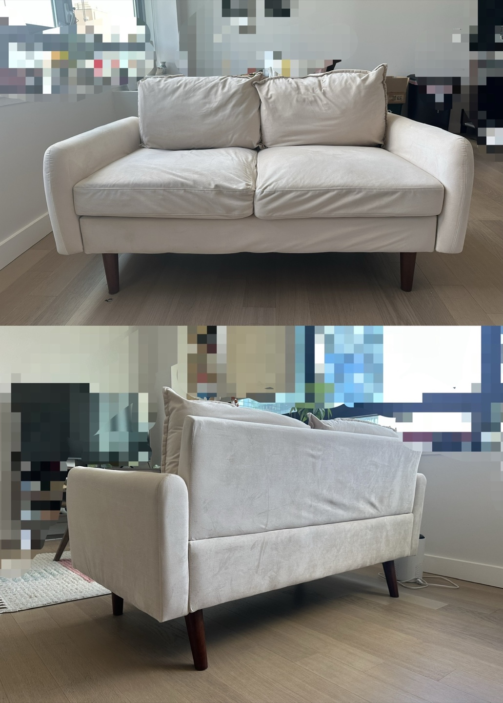 Velvet Loveseat for sale
