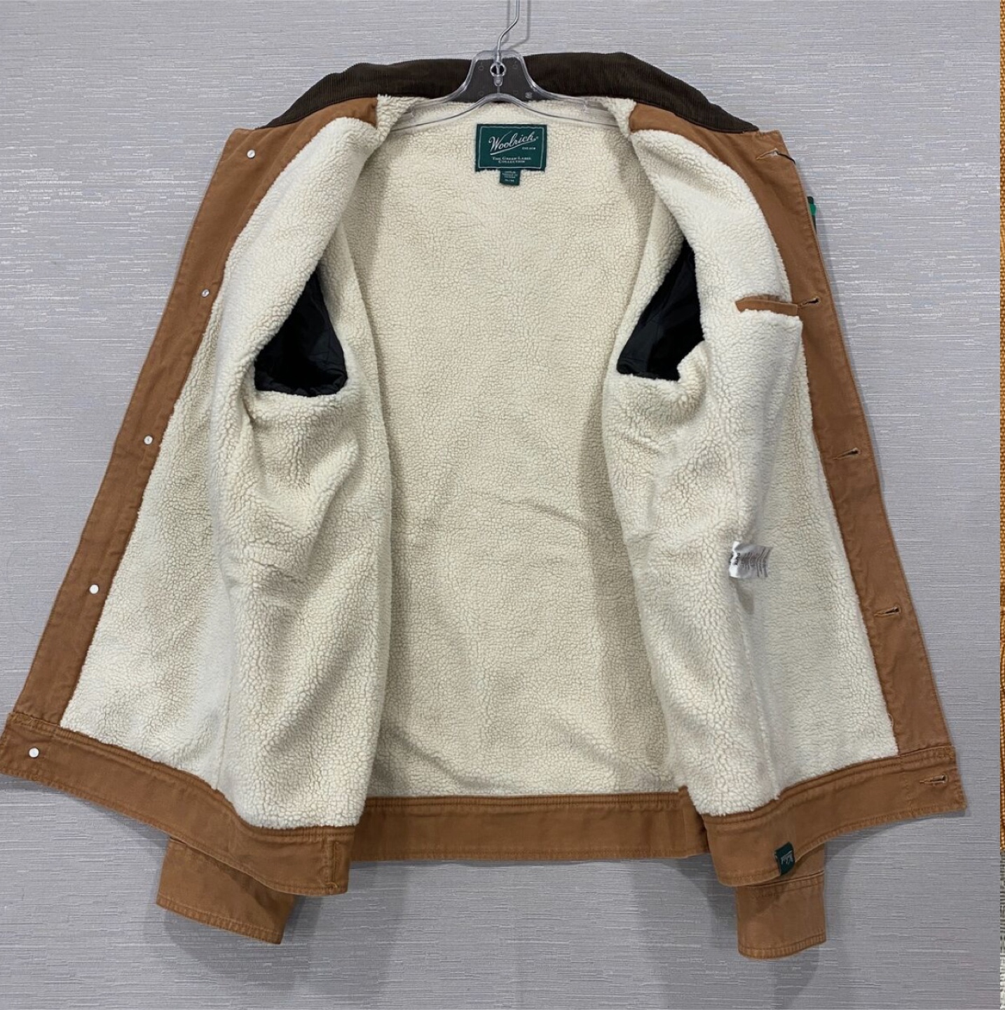 Woolrich Chore Jacket Mens M Brown Canvas Barn - photo 3