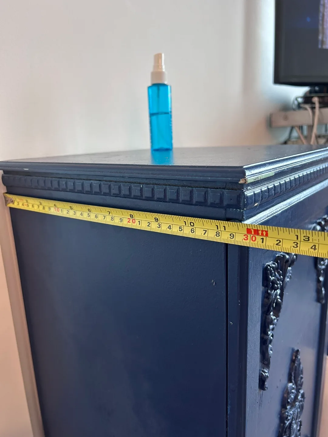 Vintage Blue Wooden Cabinet image indicator(6)