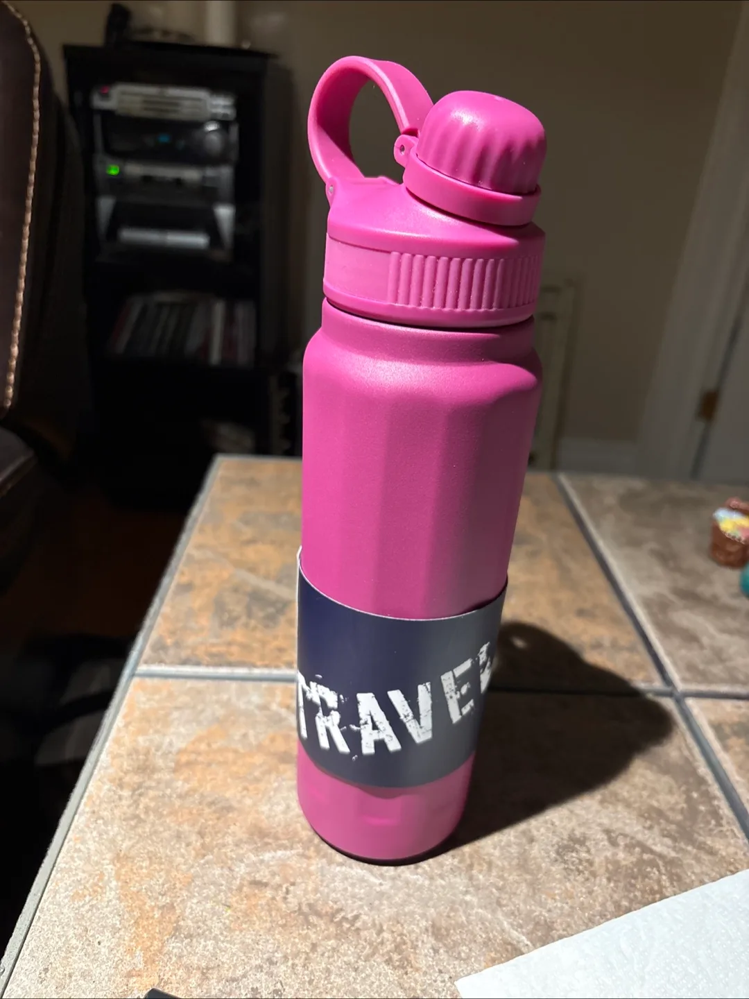 NEW…Double Insulated Water Bottle with Straw image indicator(3)
