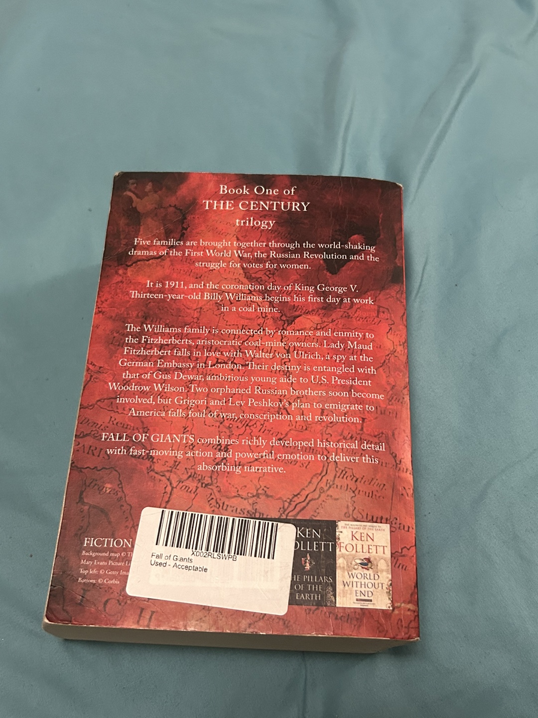 Ken Follett Fall of Giants Book - photo 2