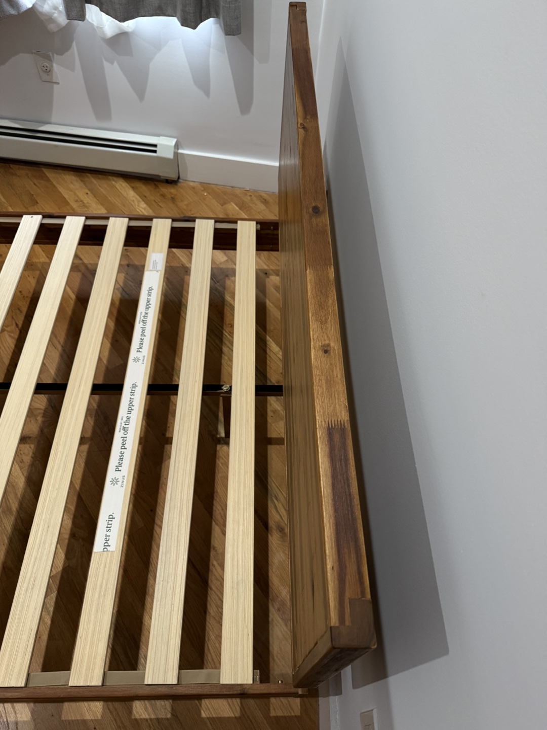 Bed frame with headboard queen size - photo 4