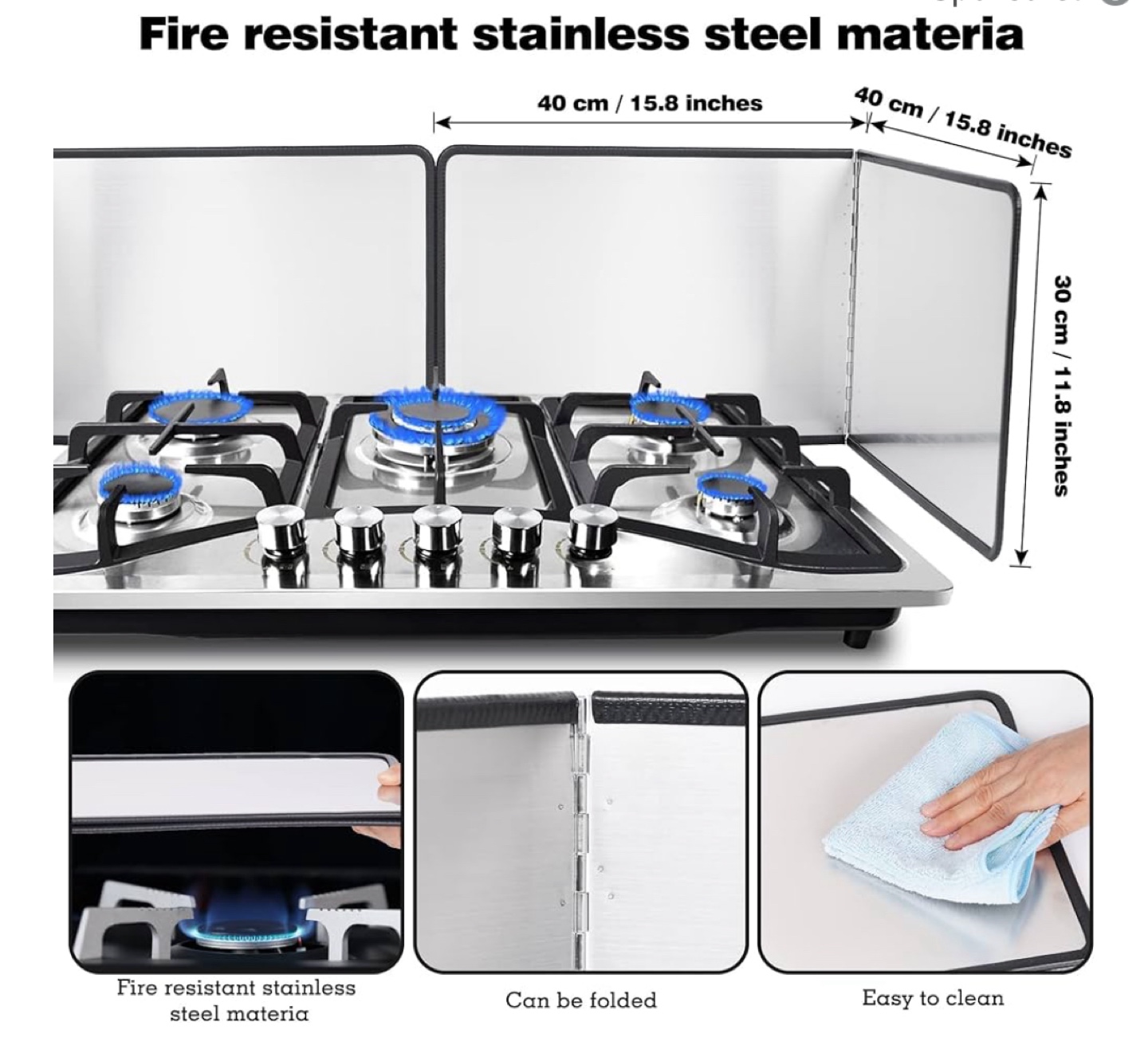 Brand New Qidaco Creek Stove Cooktop Oven Splatter Guard - photo 2
